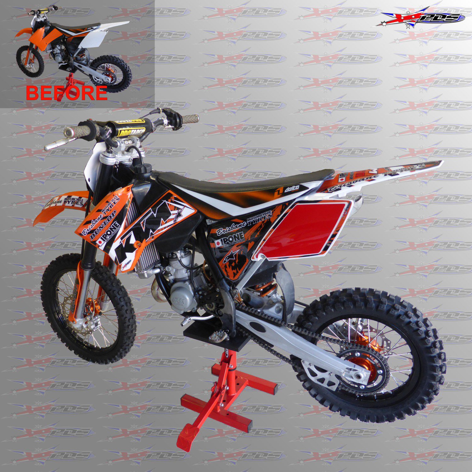 KTM Motocross Graphics Kit