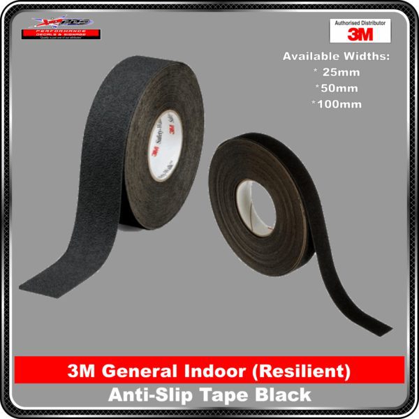 3m general indoor (resilient) anti-slip tape black