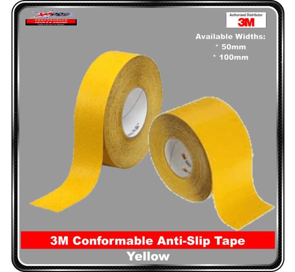 3m conformable anti-slip tape yellow