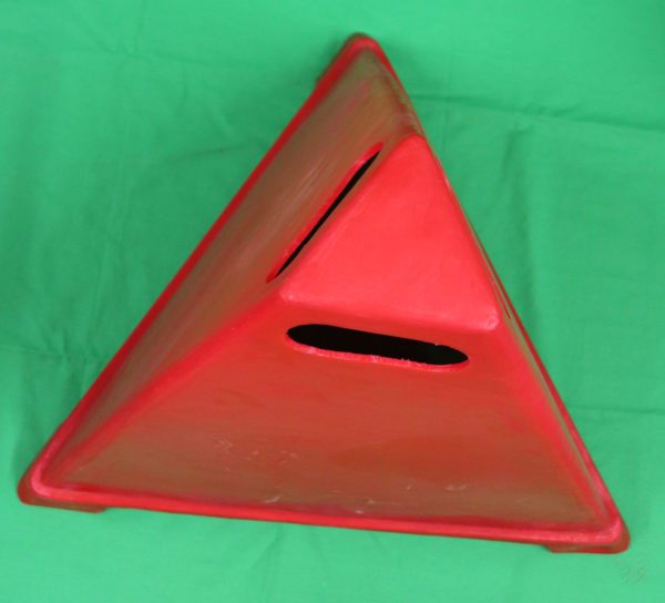 Pyramid Signs - 600mm High red