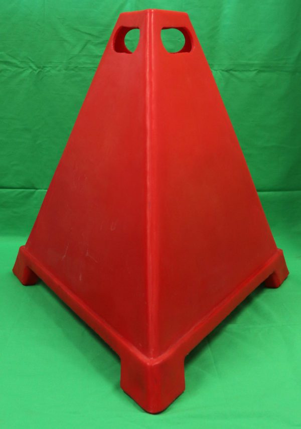Pyramid Signs - 600mm High red