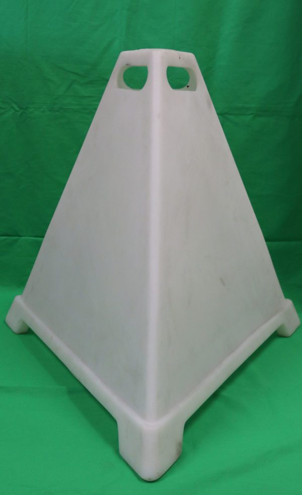 Pyramid Signs - 600mm High white