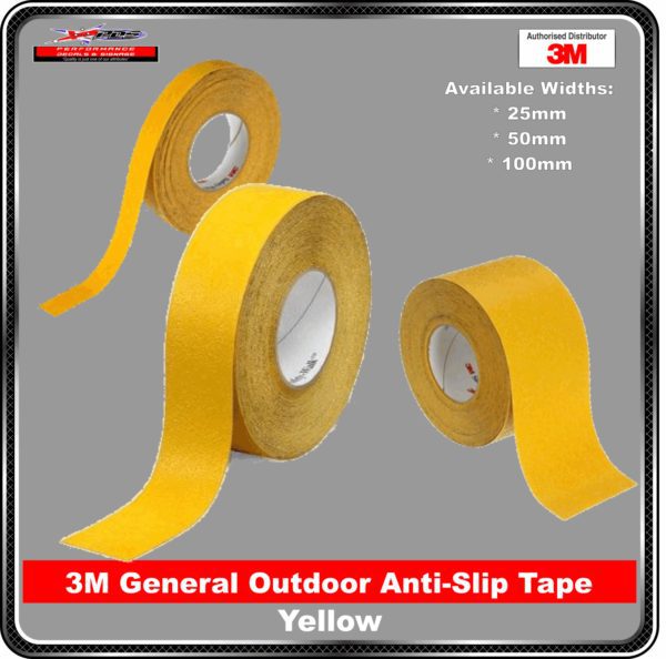 3m general outdoor (resilient) anti-slip tape yellow
