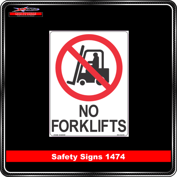 no forklifts