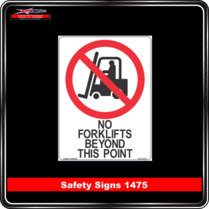 no forklifts beyond this point