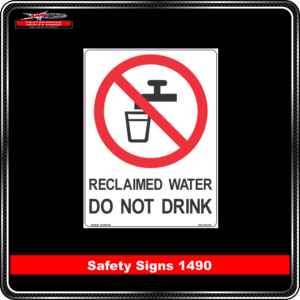 reclaimed water do not drink