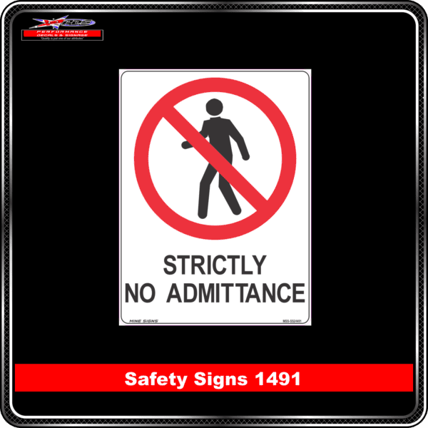 strictly no admittance
