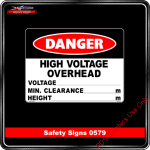 Danger 0579 PDS high voltage