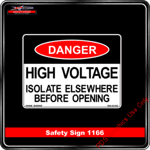 Danger 1166 PDS high voltage