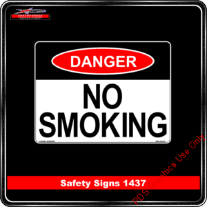 Danger 1437 PDS No Smoking