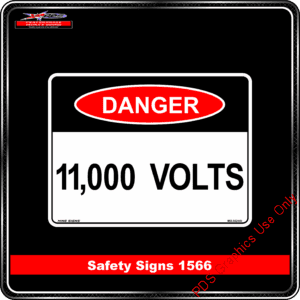 Danger 1566 PDS 11000 volts