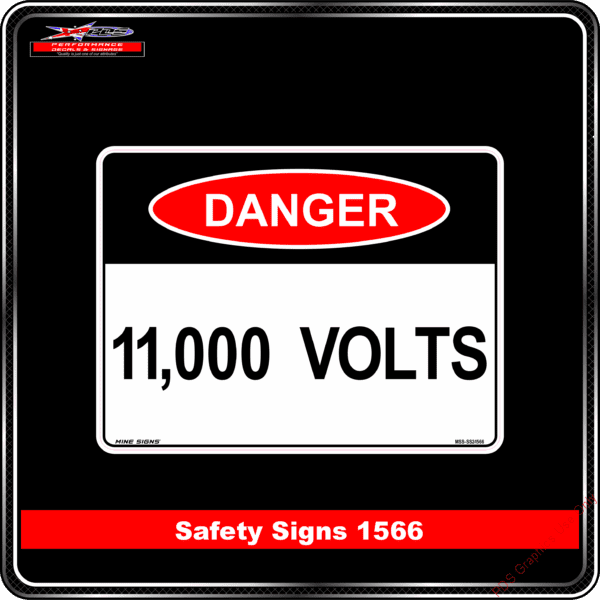 Danger 1566 PDS 11000 volts