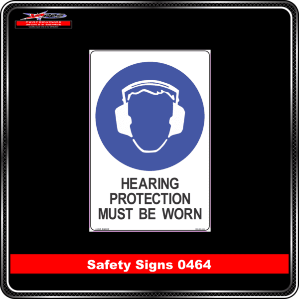 hearing protection must be worn