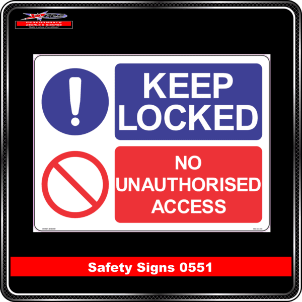 keep locked no unauthorised access