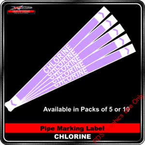Pipe Markers - Chlorine