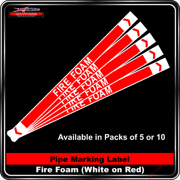 Pipe Markers - Fire Foam