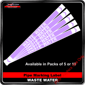 Pipe Markers - Waste Water