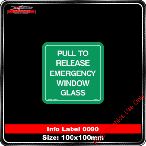 Pull to Release Emergency Window Glass