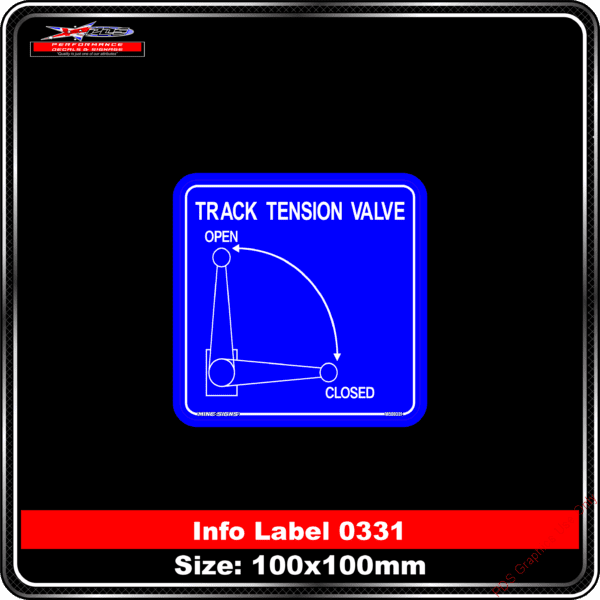 Track Tension Valve