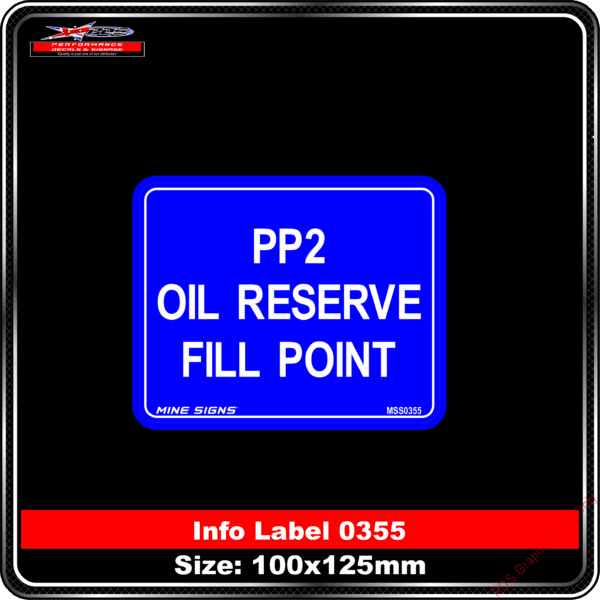 PP2 Oil Reserve Fill Point