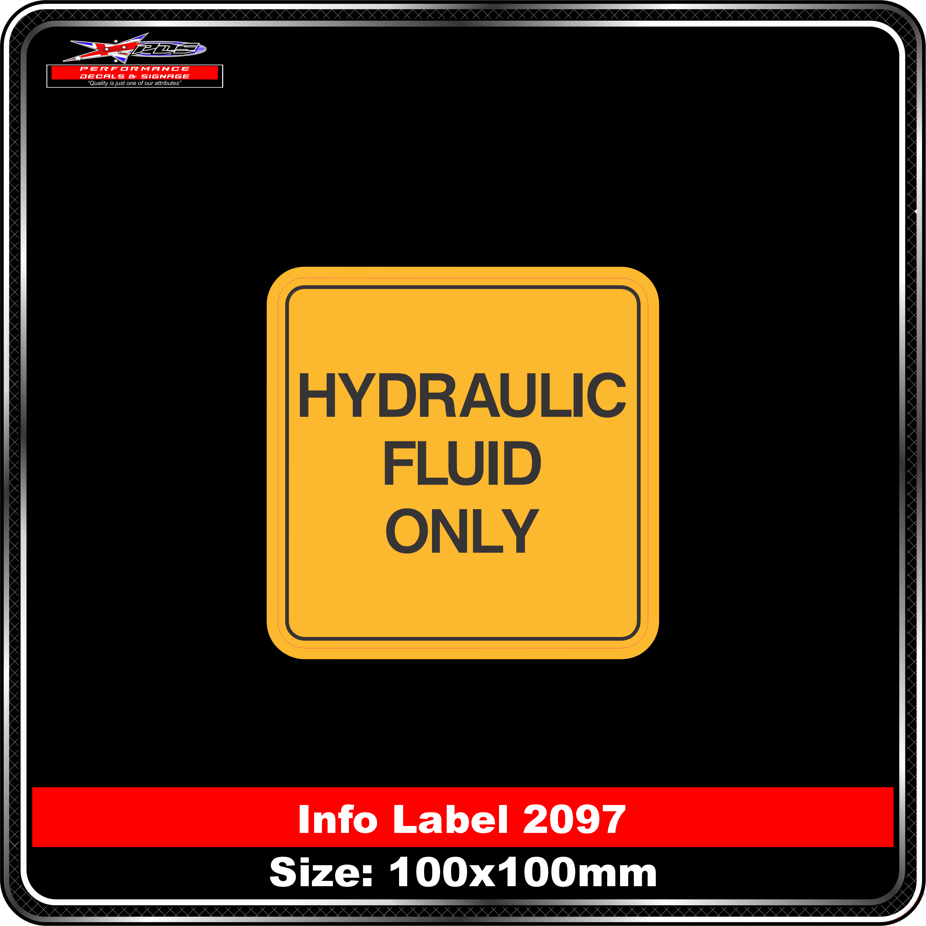 Hydraulic Fluid Only