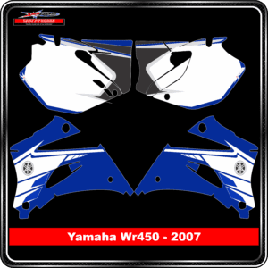 PDS - Product Backgrounds - Motocross Decal - Yamaha WR450 2007