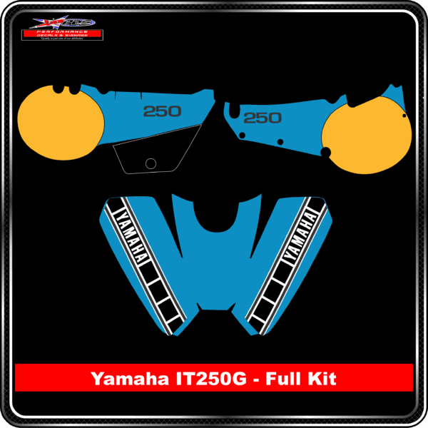 PDS Product Backgrounds - Motocross Decal - Yamaha it250g 1980