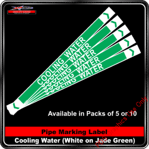 Pipe Markers - Cooling Water