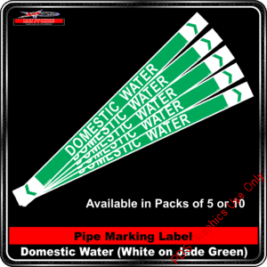 Pipe Markers - Domestic Water