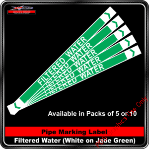 Pipe Markers - Filtered Water