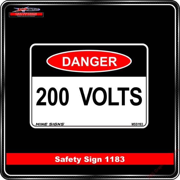 Danger 1183 PDS 200 volts