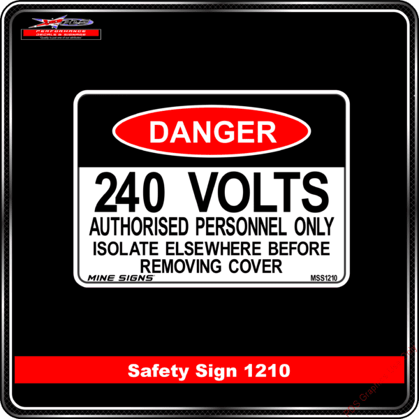 Danger 1210 PDS 240 volts
