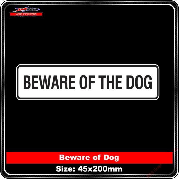 PDS - Backup_of_Product Backgrounds - General Signage - Door Signs - Beware of dog