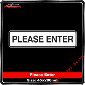 PDS - Backup_of_Product Backgrounds - General Signage - Door Signs - Please Enter