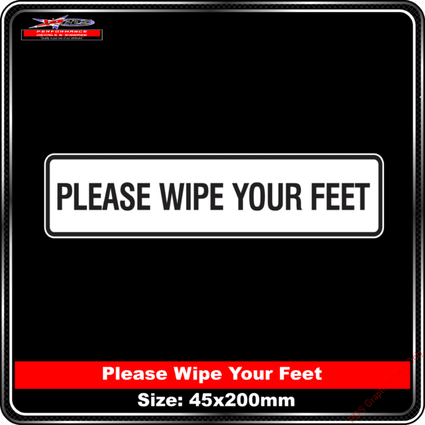 PDS - Backup_of_Product Backgrounds - General Signage - Door Signs - Please Wipe your Feet