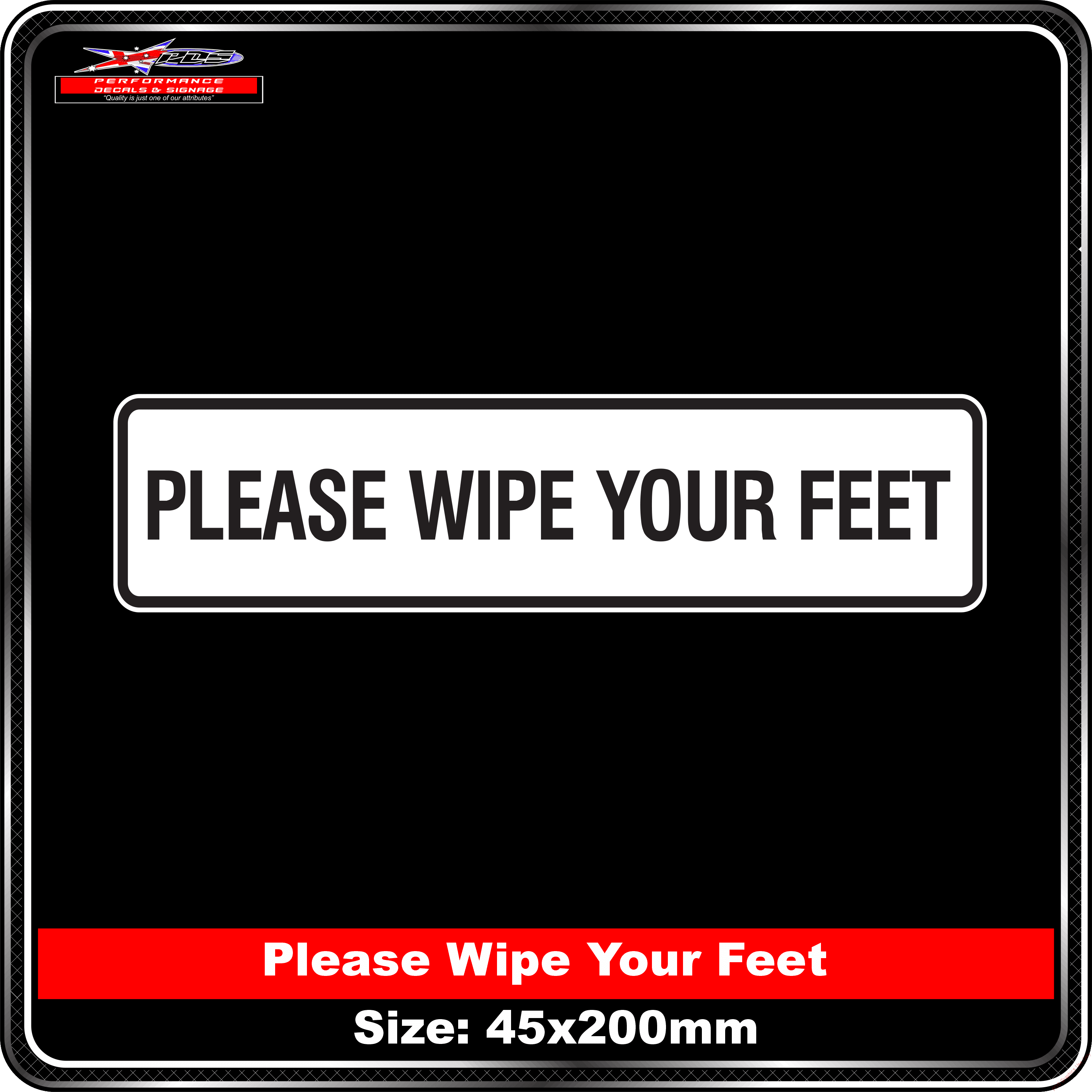 PDS - Backup_of_Product Backgrounds - General Signage - Door Signs - Please Wipe your Feet