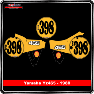 PDS - Product Backgrounds - Motocross Decal - Yamaha YZ465 - 1980