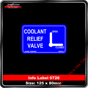 Info Label 0726 Coolant Relief Valve