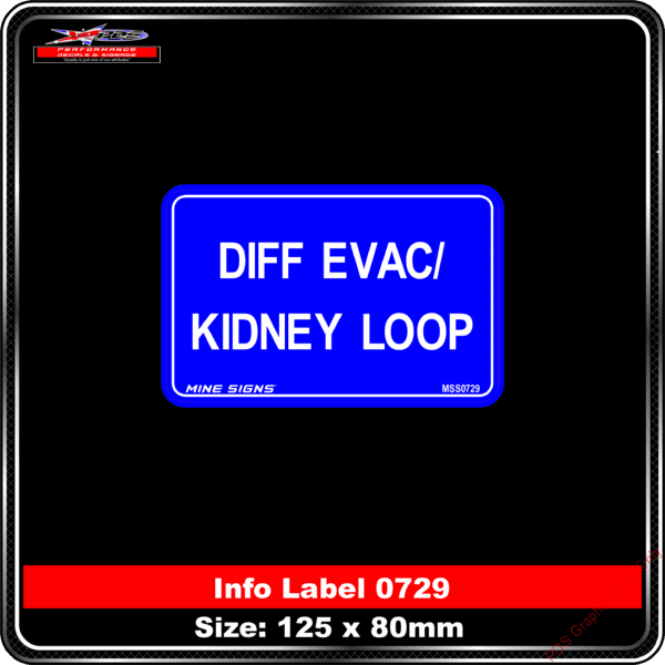 Info Label 0729 Diff Evac Kidney Loop