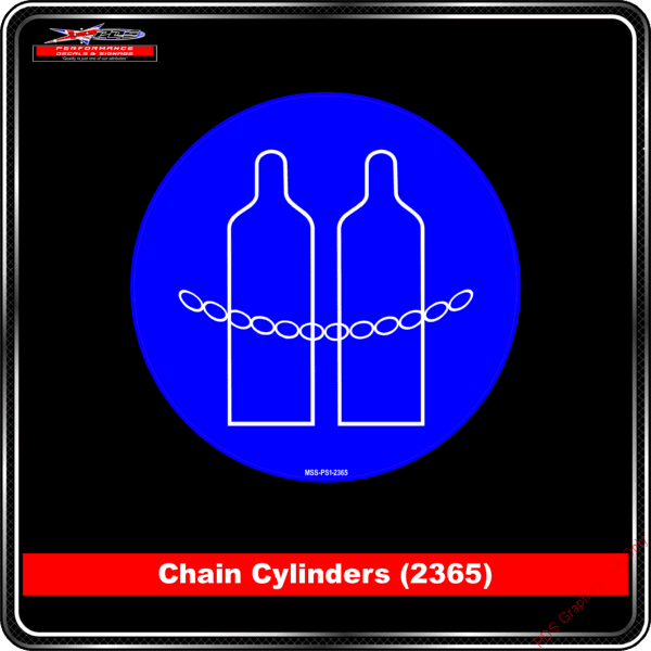 Mandatory Signs - Circles - Chain Cylinders - 2365