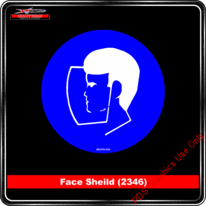Mandatory Signs - Circles - Face Sheild - 2346
