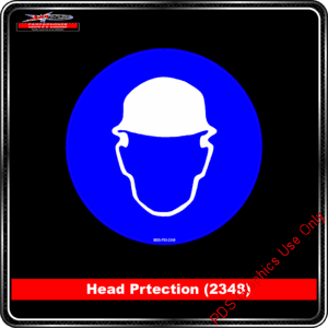 Mandatory Signs - Circles - Head Protection - 2348