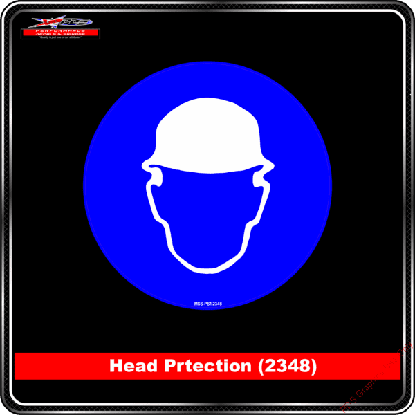 Mandatory Signs - Circles - Head Protection - 2348