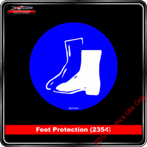 Mandatory Signs - Circles - Safety Footwear - 2354