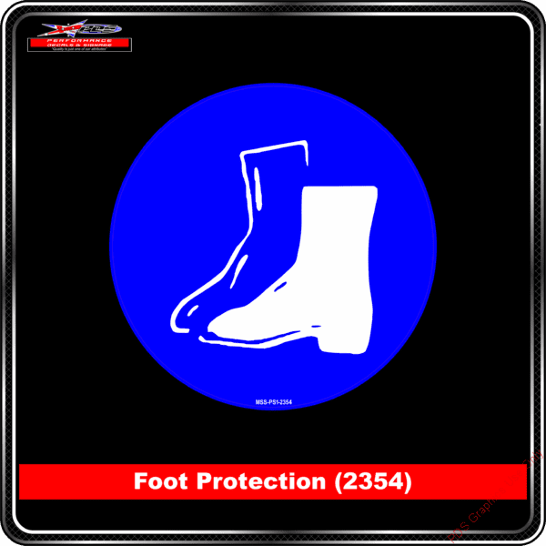 Mandatory Signs - Circles - Safety Footwear - 2354