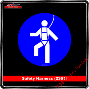 Mandatory Signs - Circles - Safety Harness 2361