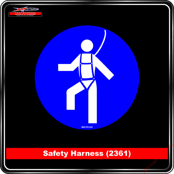 Mandatory Signs - Circles - Safety Harness 2361