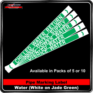 Water (White on Jade Green)
