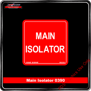 Product Background - Safety Sign - Main Isolator