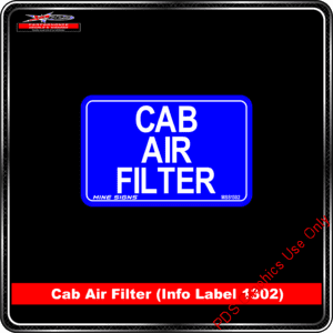 Product Background - Safety Signs - Cab Air Filter